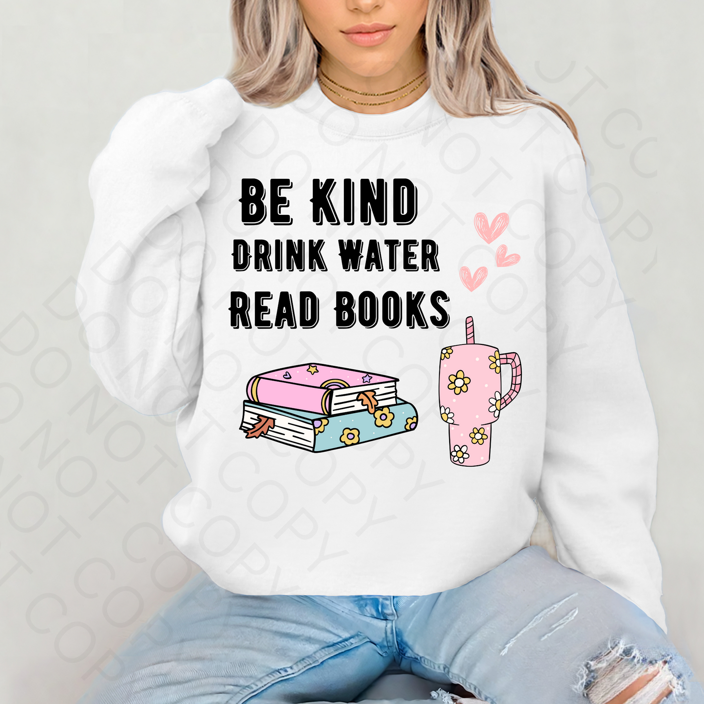 Be kind, Drink Water PNG