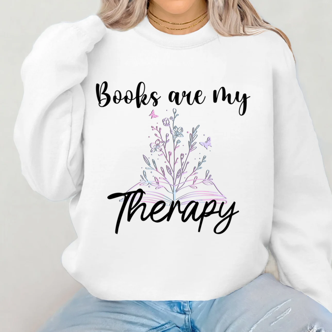 Books are therapy png