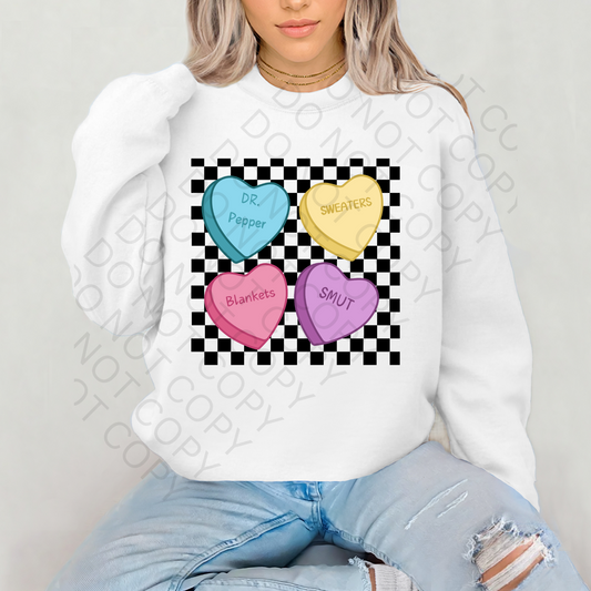 Candy Hearts PNG