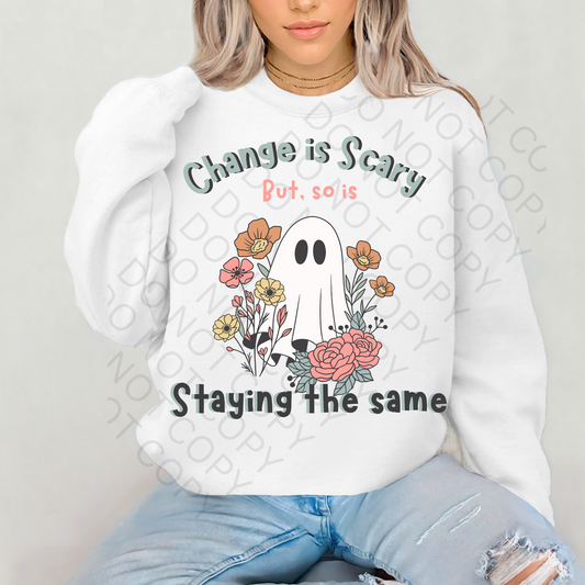 Change is scary PNG
