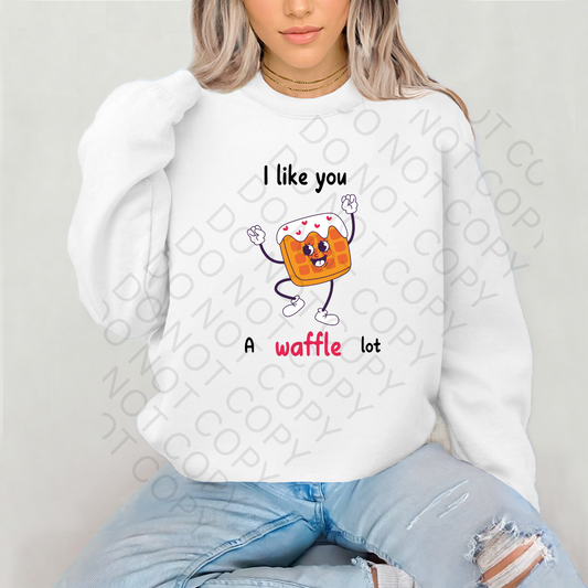 I like you a waffle lot png